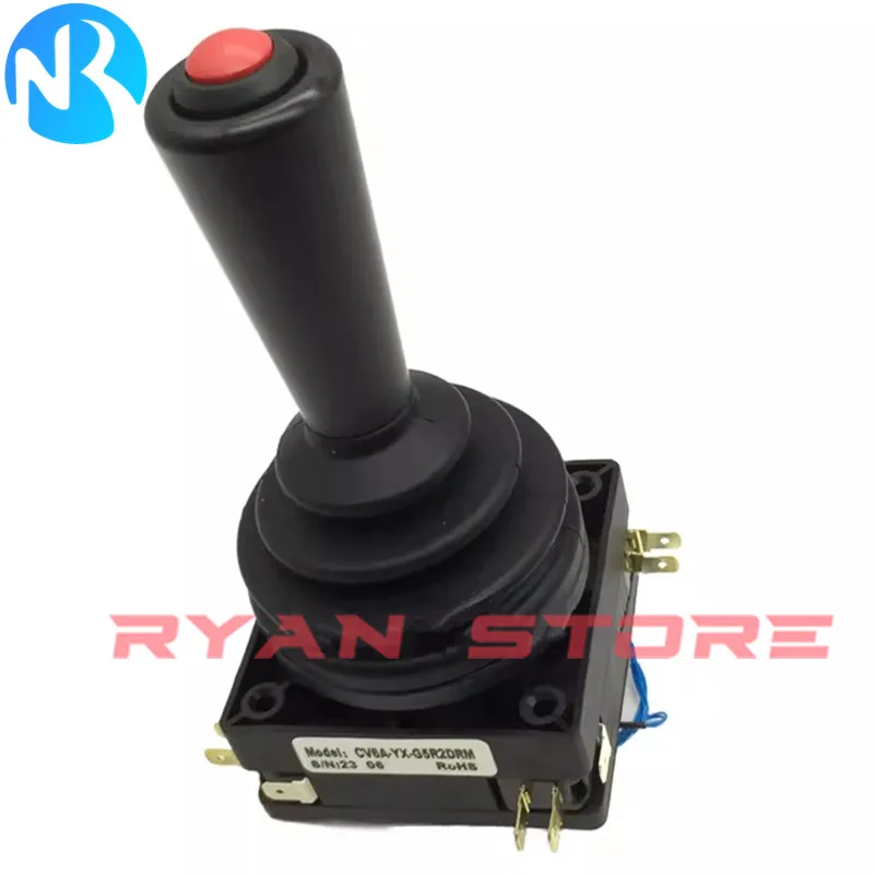 Imagem -03 - Simulação Joystick Máquinas de Construção com Botões Cv6a-yx-g5r2drm Interruptor Grande tipo Joystick Cv6a yx F4r2g 1pc