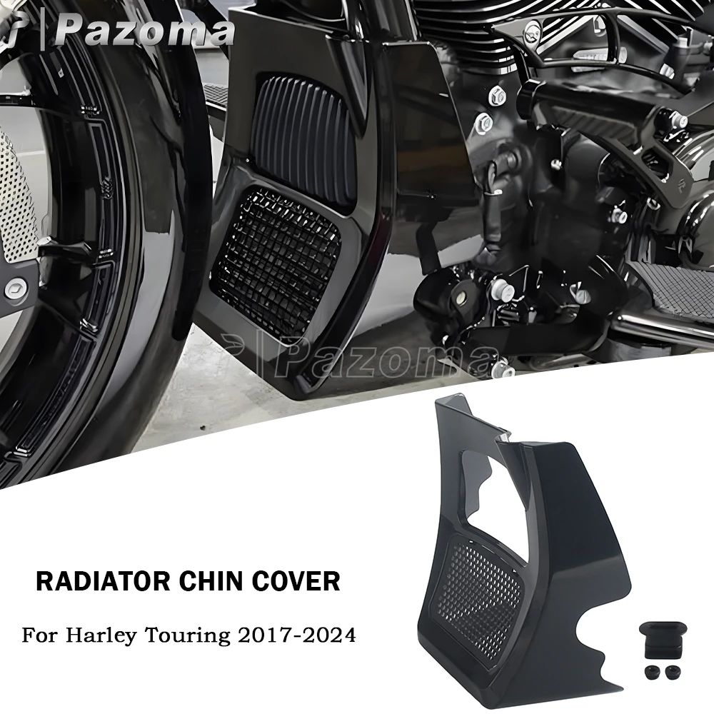 

Motorcycle Radiator Chin Cover For Harley Touring 2017-24 FLHR FLHT FLHRXS FLTRX FLTRXSE FLHX FLHXST Fairing Front Chin Spoiler