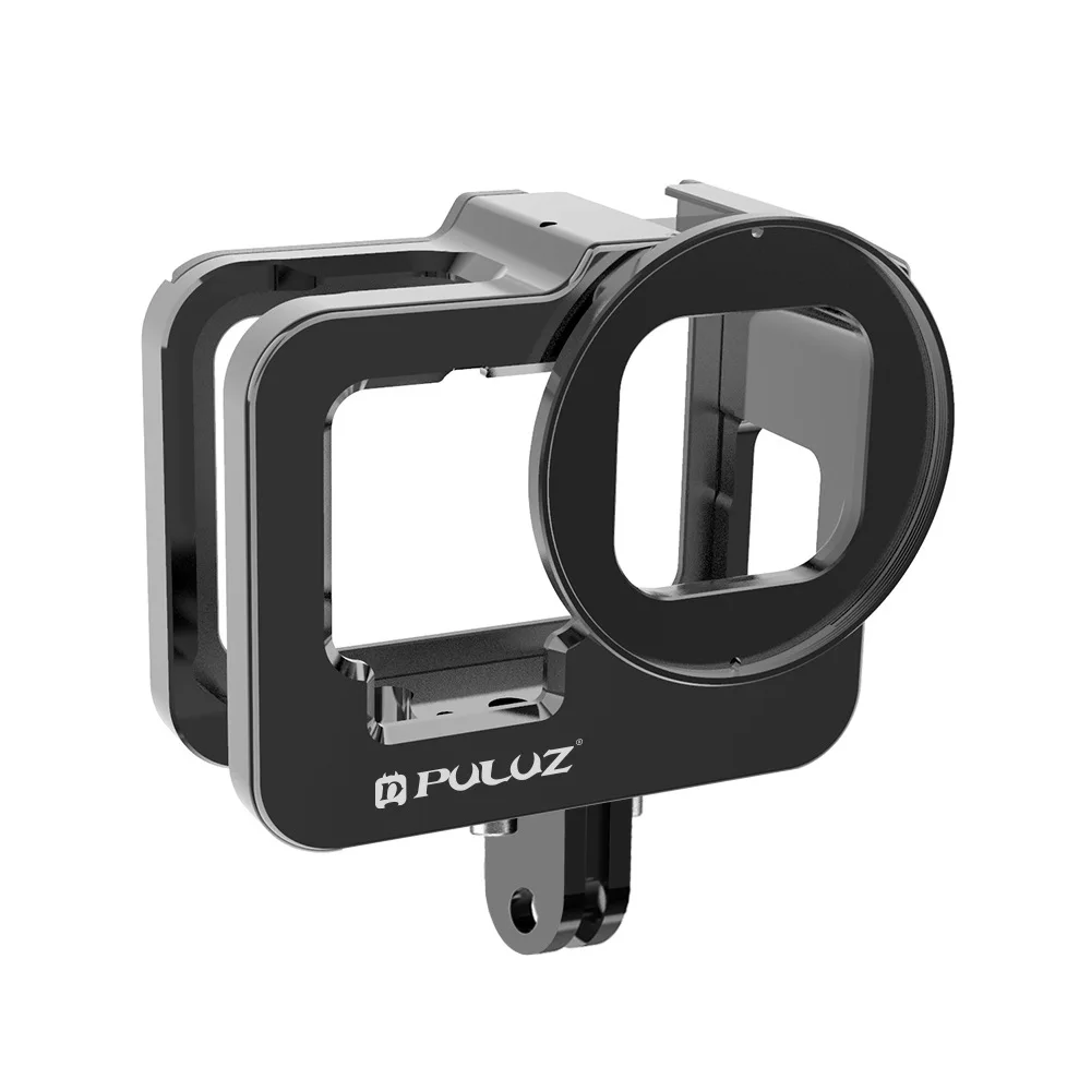 For GoPro HERO10 Black / HERO9 Black Thicken Housing Shell CNC Aluminum Alloy Protective Cage