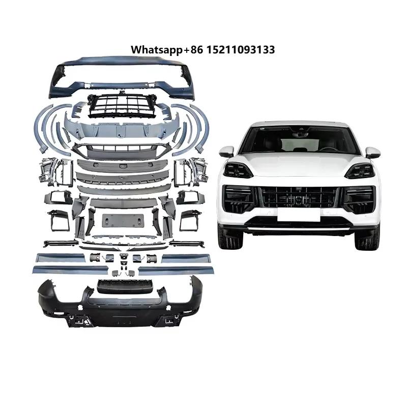 2024-2025 New Universal Fitment Car Bodykit Front & Rear Bumpers with Fog Light SportDesign Bolt-On Upgrade for