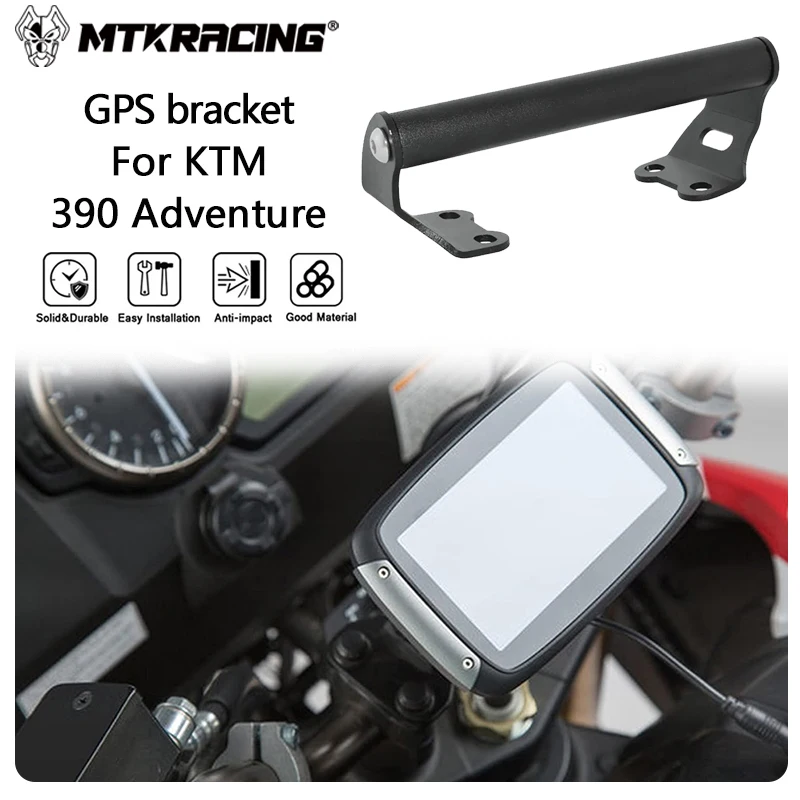 MTKRACING GPS bracket For KTM 390 Adventure 2021-2024 GPS Phone Navigation Mounting Bracket Adapter Holder Phone Bracket Fit