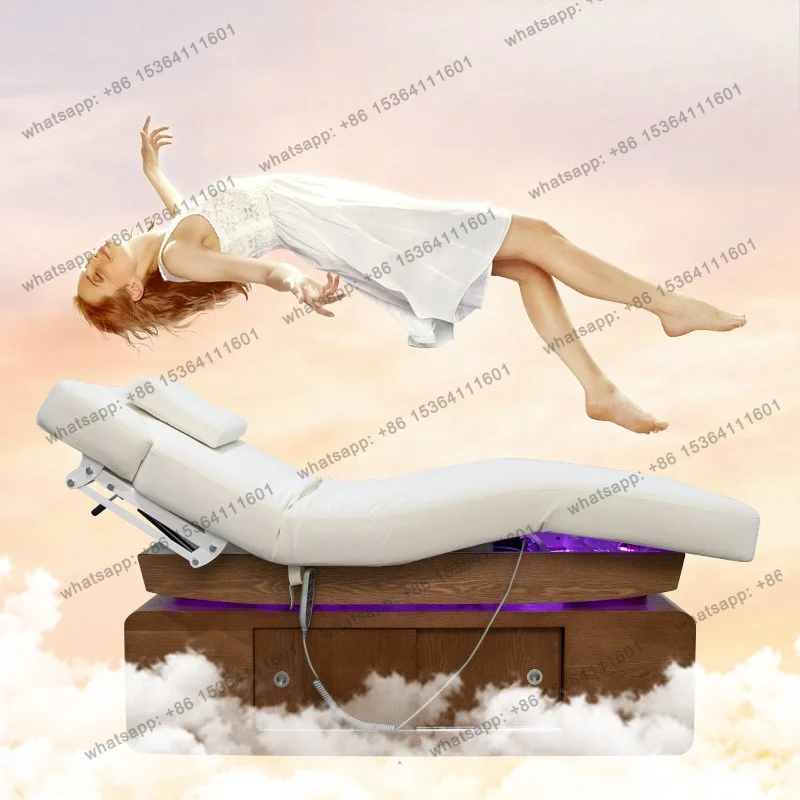 FG Electric Sleep Massage Beds Lash Adjust Tattoo Knead Massage Beds Beauty PU Leather Furniture Mesa De Massagem MHAMC