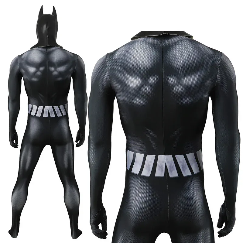 CyBat Man Beyond Cosplay superhéroe Bruce Wayne monos 3D impreso LICRA disfraz de murciélago para niños trajes Zentai disfraz de Halloween