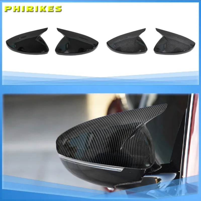 Image of Für Peugeot 208 2020-2023, Peugeot 308 2014-2020, 508 2008: Außenspiegelabdeckung, Flügelkappe, Aufkleber, Außengehäuse, Zierleiste aus Carbon
