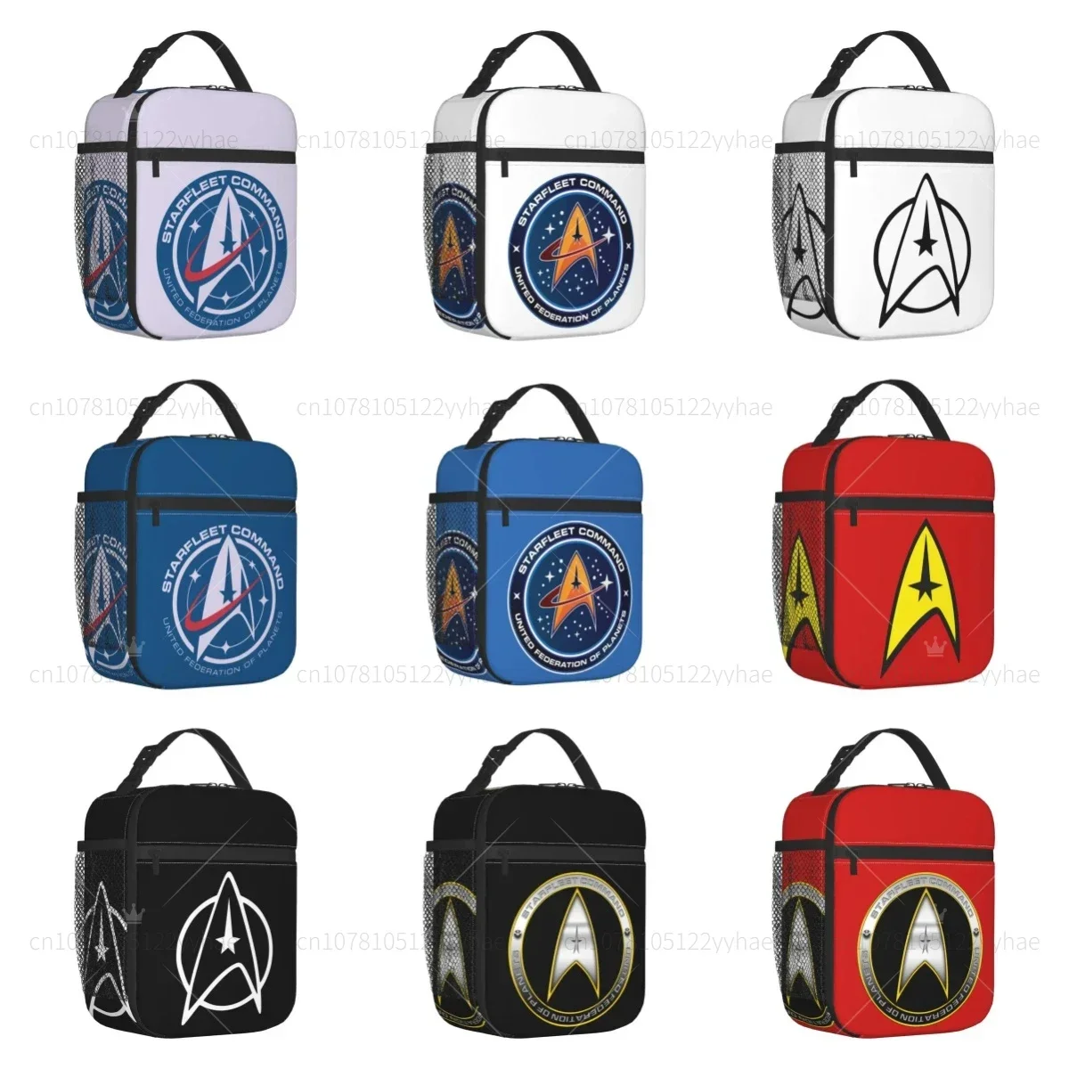 Star Treks-Sacs à lunch isothermes thermiques pour femmes, récipient à lunch réutilisable pour enfants, boîte de rangement des aliments pour enfants à l'école