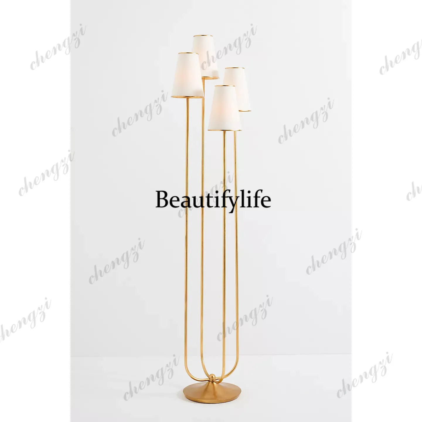 American retro floor lamp living room bedroom study, French study dining room, decorative arts