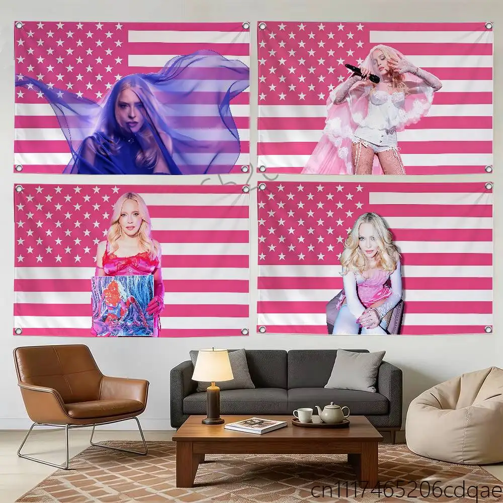 For Madonna Confessions 68 Flags Home Yard & Garden Decor Banner - Indoor Outdoor Wall Hanging Flag