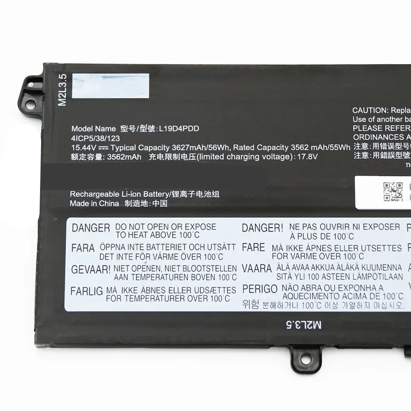 Imagem -04 - Bateria do Portátil para Lenovo 5b10z37621 Sb10z37619 5b10z37617 5b10z37618 Thinkbook 14 13s s g2 Itl L19d4pdd L19m4pdd L19c4pdd