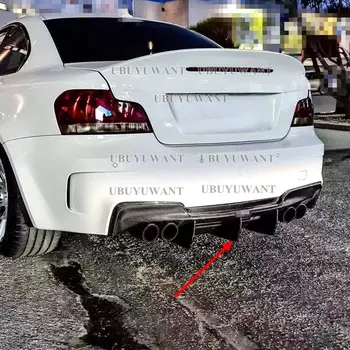 適用於BMW E82 1 系列 1M Coupe E82 120d 135i 2007-2013 的真碳纖維後擴散器,汽車後保險桿唇擾流板擴散器 10 最佳銷售 BMW1M車身套件135i - №6