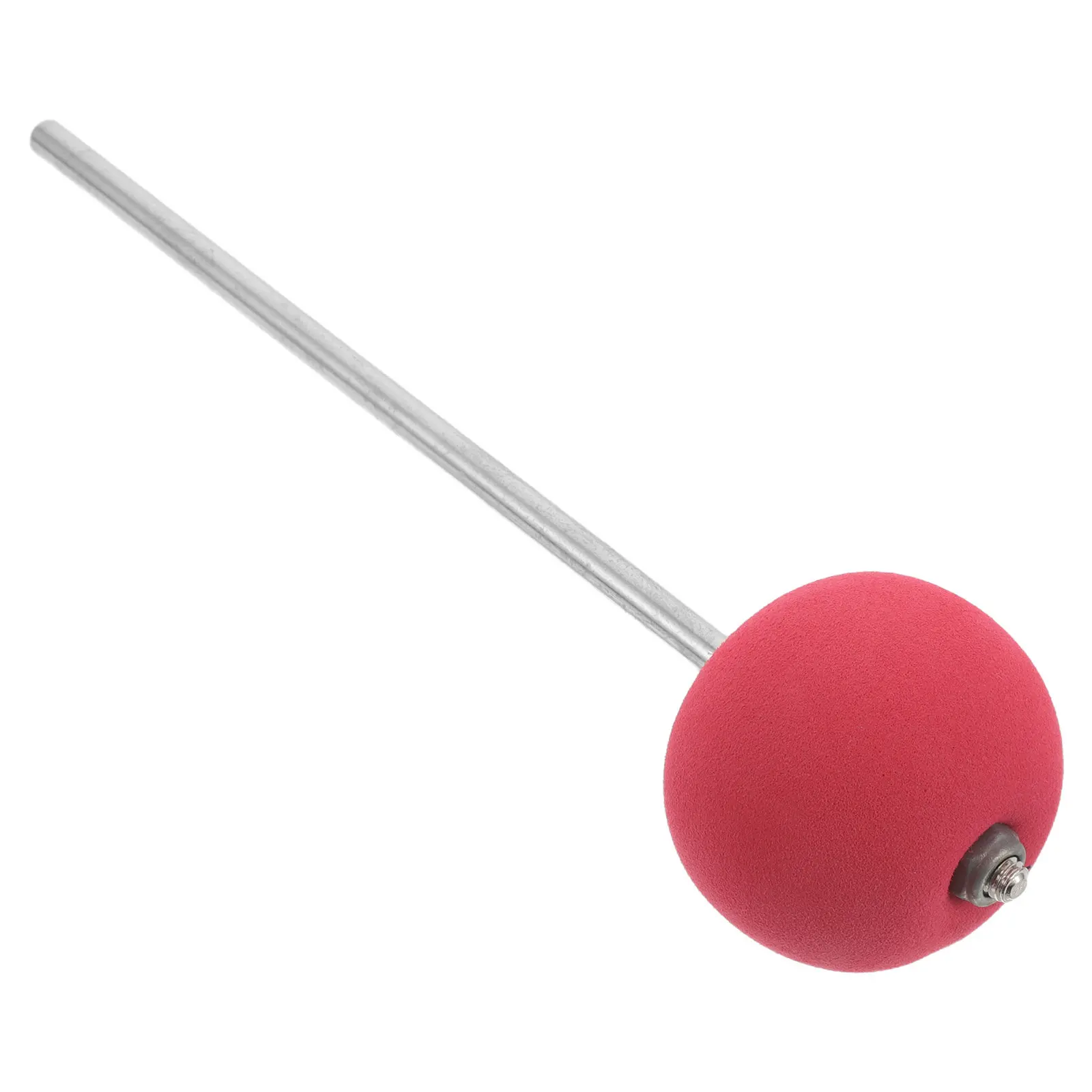 Repuesto de batidor de pedal de bombo, de espuma suave roja, para un rendimiento prolongado y duradero, instrumento de percusión.