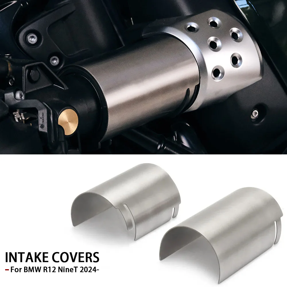 

New Motorcycle Accessories Stainless Steel Air Intake Covers Fairing Decoration Guard Fit For BMW R12 NineT NINET R 12 2024 2025