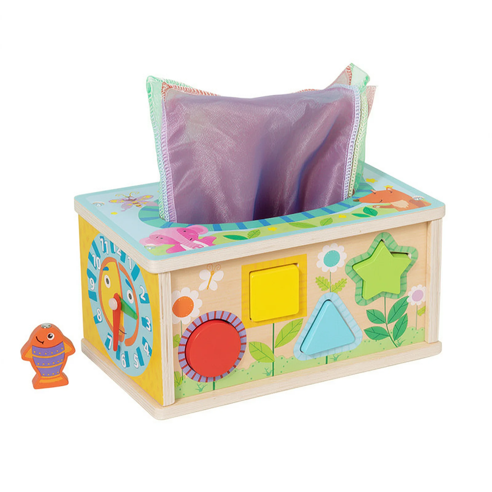 Tissue Box Toy Provides Hours Of Laughter For Babies 6-12 Months Interactive Play Center LITTLE