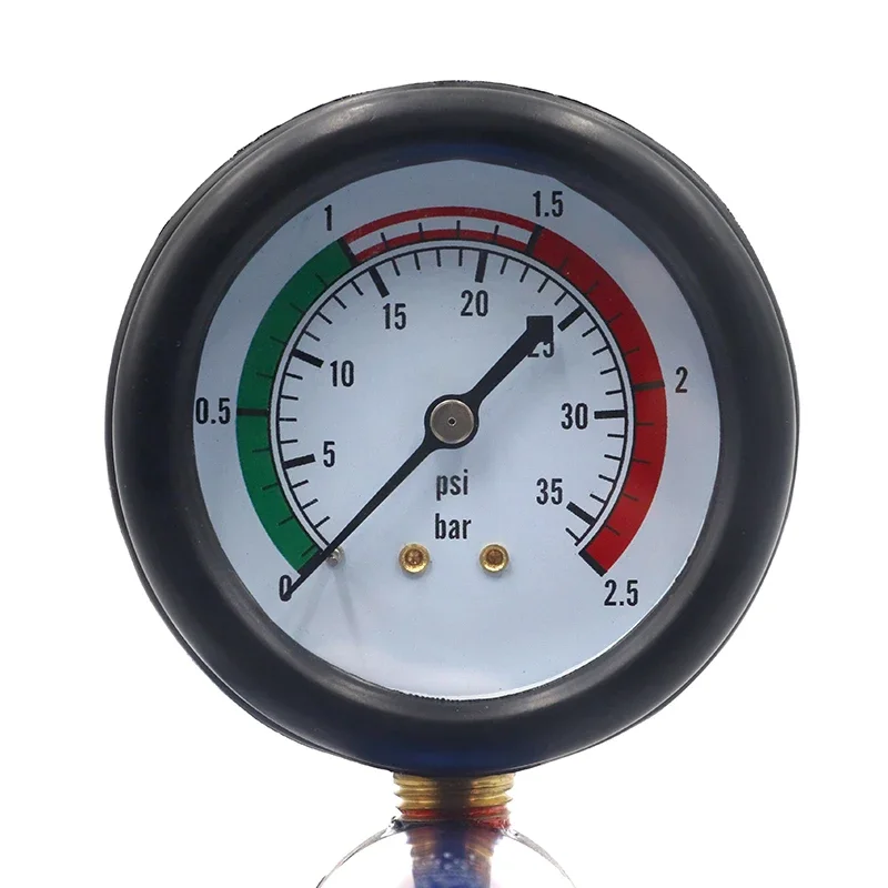 Water Tank Leak Detector Shockproof Dial Car Pressure Gauge Tester Cooling System Tester Radiator Pressure Pump