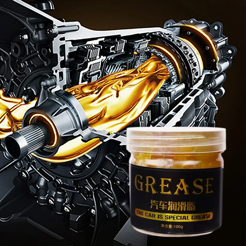 Grasso per cuscinetti ruota auto Lubrificante resistente all'usura ad alta bassa temperatura Ingranaggi meccanici Cuscinetti mozzo automatico Olio lubrificante 100g
