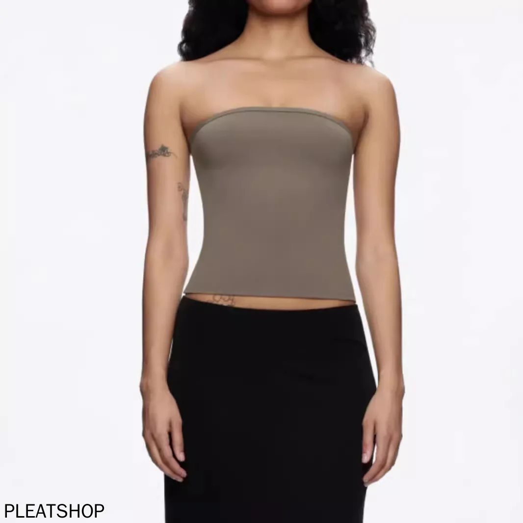 

Tank basic strapless high stretch skin friendly fabric Kiko same top