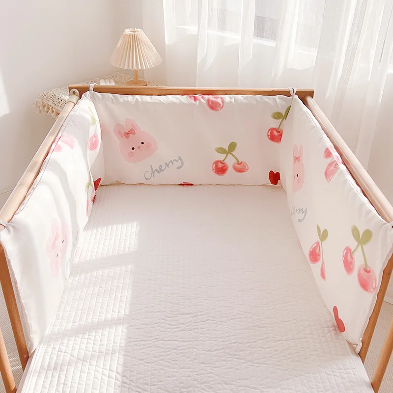 

Crib Bumper Around Cot Baby Nursery Crib Sets Bumpers for Infant Cot Cradle Cartoon Boy Girl Cot Bedding Long Bumper 180x28cm