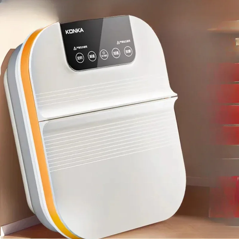Folding Foot Bath Tub Automatic Heating Foot Soaking Basin Home Use Constant Temperature Electric Massage Tub Ideal Gift