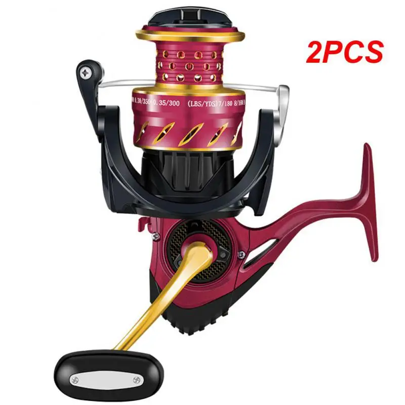 2PCS Outdoor Sea Fishing Reel Anchor Fish Long-distance Caster Fishing Line Reel Universal Fishing Rod Wheel Fishing Supplies