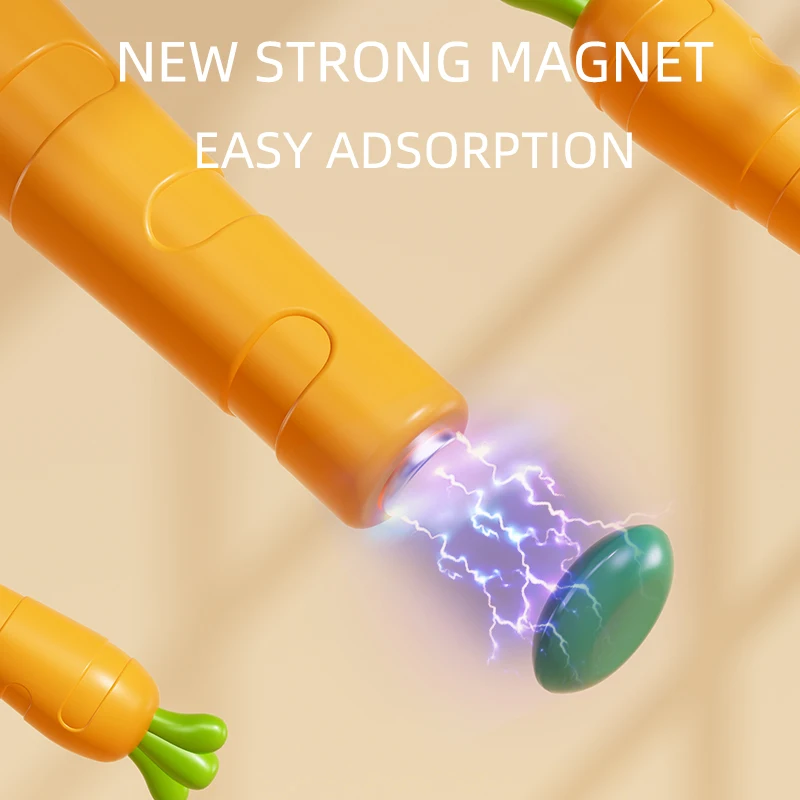 Rabbit Magnetic Drawing Board Children Drawing Board Magnetic Beads Radish Pen Graffiti Board Early Education Montessori Toy