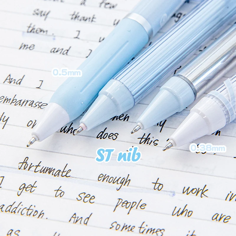 

Pack of 4 Fashionable Solid Color Gel Pens; Ballet Series Design Perfect For Children and Students