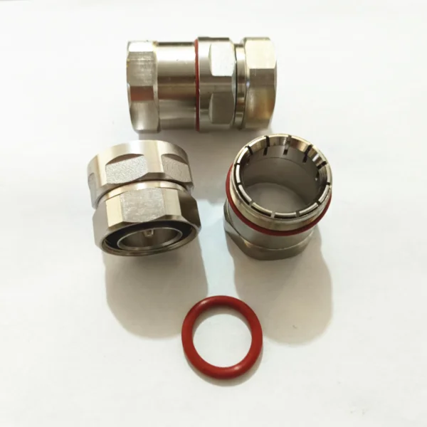 L29 DIN(7/16) Male for 7/8 50-22 Feeder Jumper Cable Connector Brass Coaxial RF Adapters