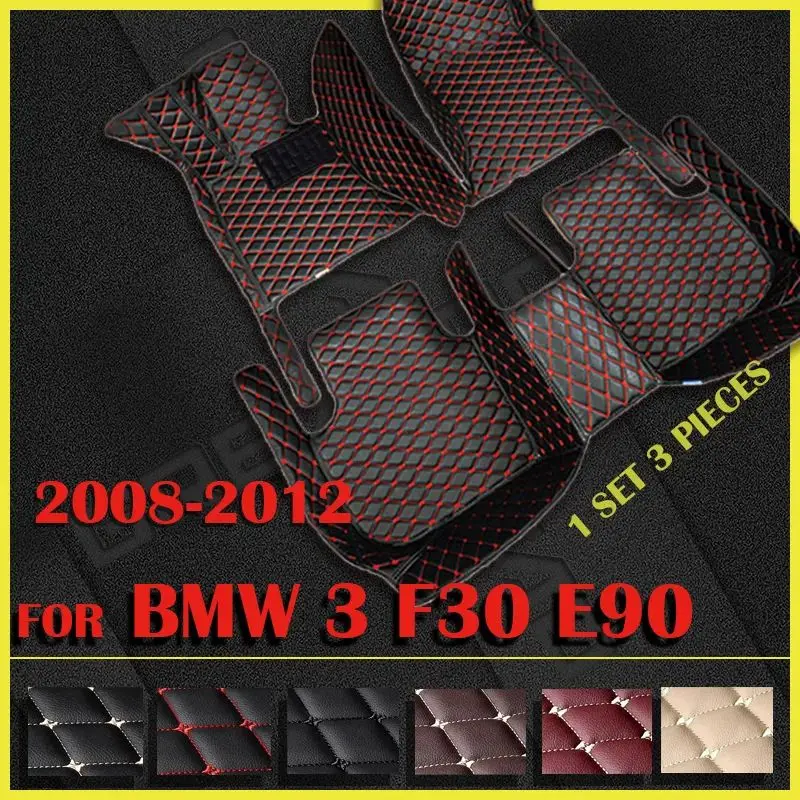 

Car Floor Mats For BMW 3 F30 E90 330i 335i 320i Five Doors 2008 2009 2010 2011 2012 Foot Pads Carpet Cover Interior Accessories