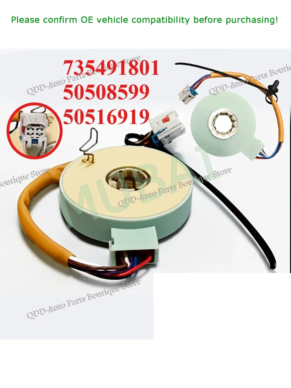 735491801 50508599 50516919,For ABARTH FIAT 500 500C GRANDE PUNTO LANCIA YPSILON OPEL Car Power Steering Rotation Torque Sensor