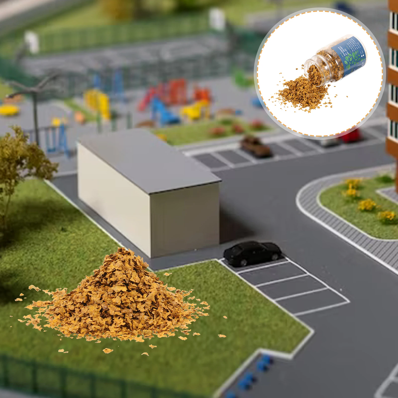 

1 Bottle Miniature Leaves Micro Simulation Diy Landscape Ornament For Home Garden Office Decor Artificial Plant Green Leaves