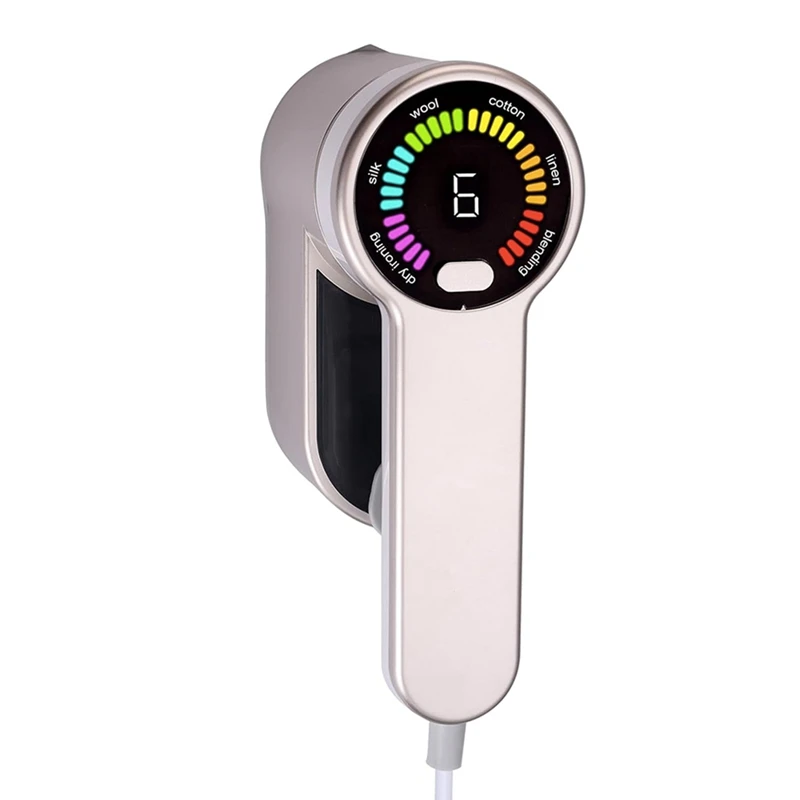 

ABKR-Mini Travel Iron With Steam Function, 6 Smart Ironing Modes, Handheld Clothes Steamer Portable Small Iron EU Plug