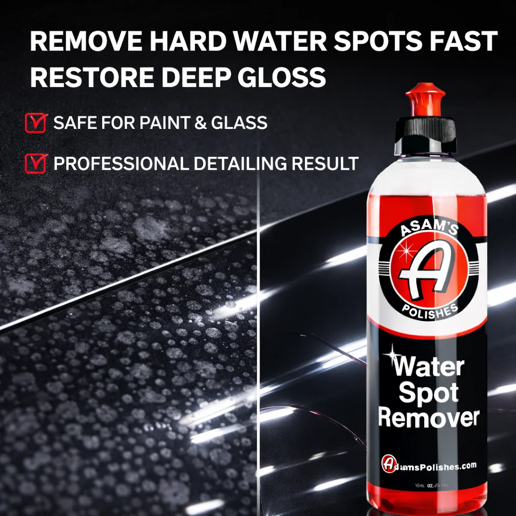 Water Spot Remover for Cars 16 OZ – Removes Hard Water Stains from Paint, Glass & Chrome – Fast Acting Car Detailing Cleaner