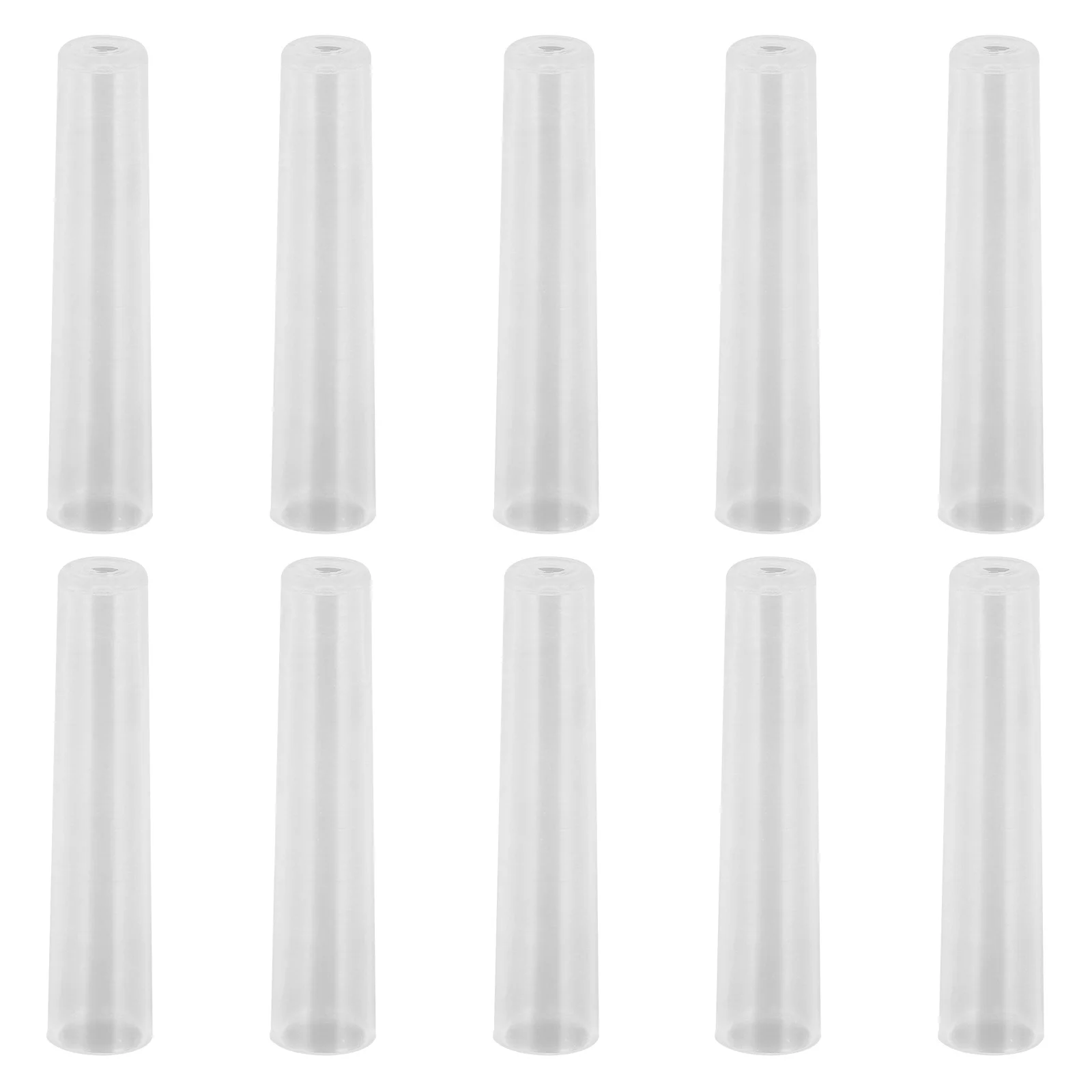 10 قطعة غطاء قلم رصاص موسع البلاستيك الشفاف قلم رصاص تلميح حامي لأقلام الرصاص الخشبية الملونة مدرسة مكتب لوازم مكتبية