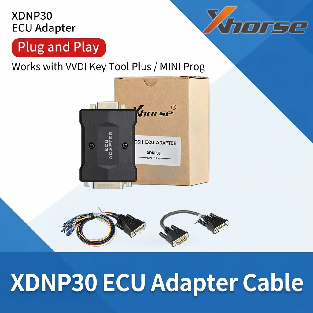 Xhorse XDNP30 ECU Adapter and Cable work with VVDI Key Tool Plus and MINI Prog