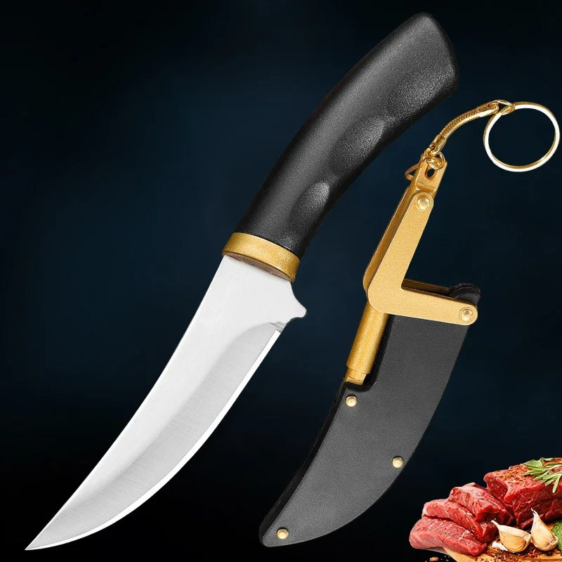 Coltello da disossare coltello da cucina affilato in acciaio inossidabile per tagliare verdure e sbucciare frutta mannaia per carne posate Set di