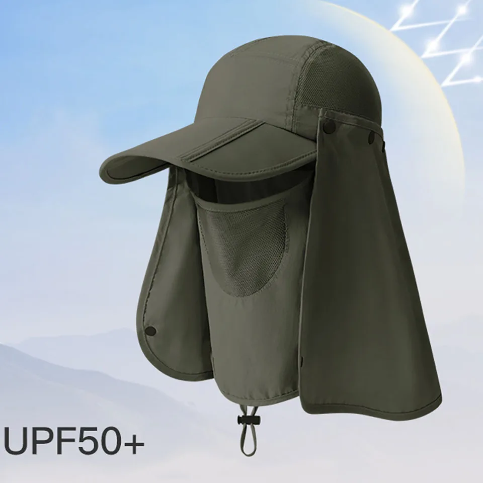 

Летняя солнцезащитная шляпа GTUBIKE для занятий спортом на открытом воздухе, рыбалки, езды на велосипеде, дышащая, впитывающая пот, водонепроницаемая, многофункциональная защита для мужчин и женщин