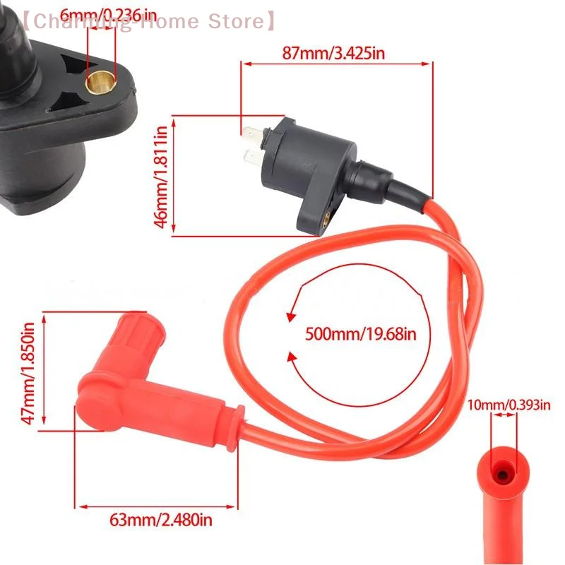 

Катушка зажигания для мотоциклов, питбайков, мопедов, квадроциклов, картов и багги (110-250 куб. см), запчасть для китайских мотоциклов.
