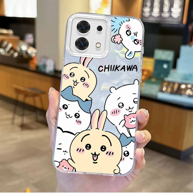 Cute J-Jiyikawas Cartoon Phone Case for Redmi Note13 12 11 10 9 ProPlus 13C 12C 10C 9C A2 A1 Gradient Hard Shockproof Back Cover image 6