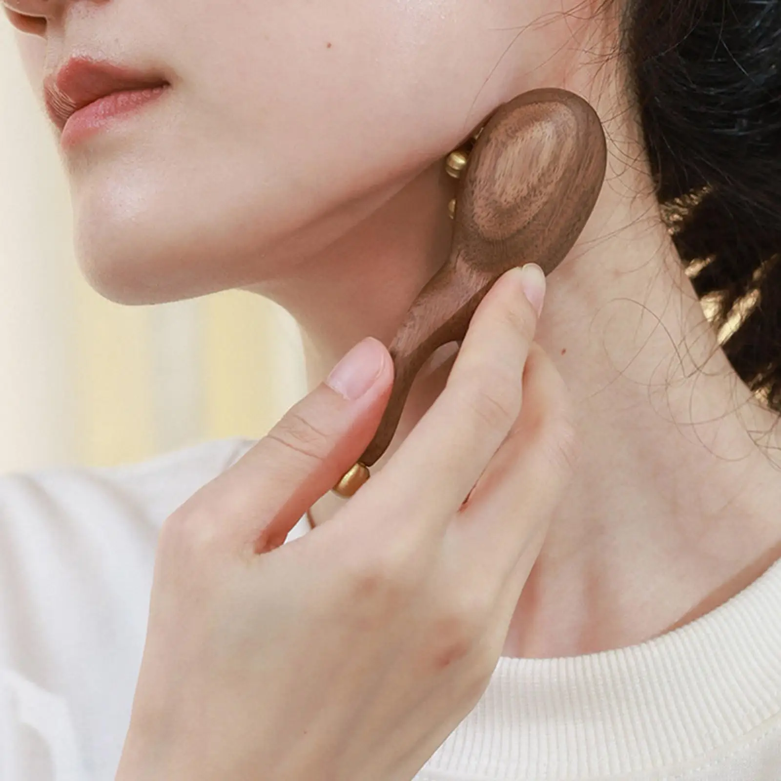 

Face Manual Massager for Women Men Acupoint Massage with Point Frog Shape Multifunctional Eyes Facial Gua Sha Facial Tool