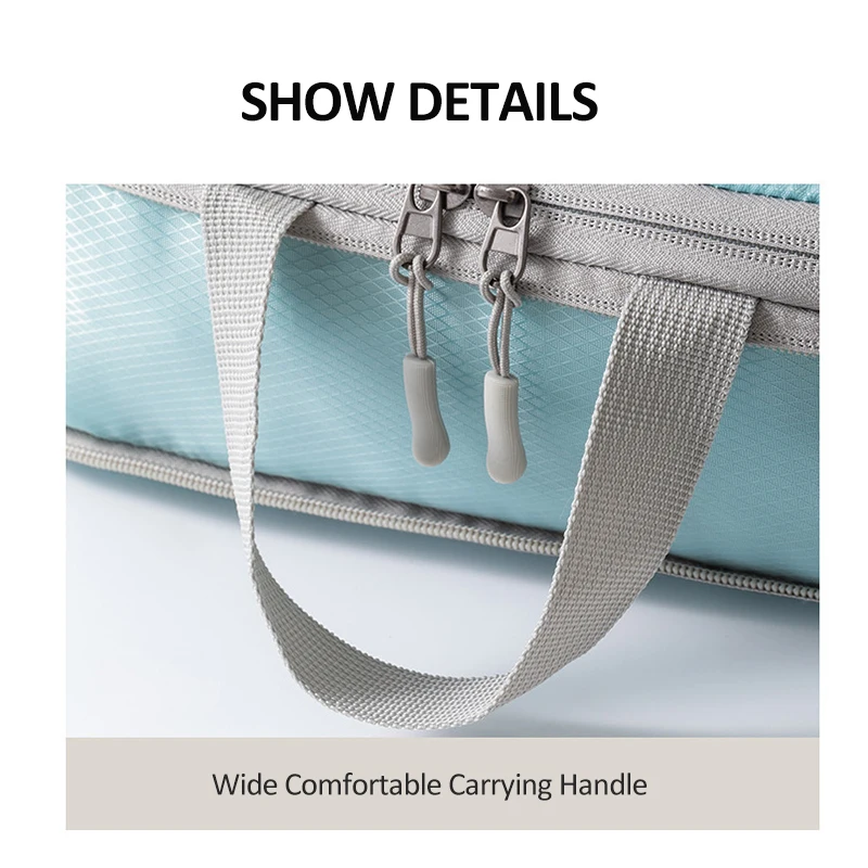 Набор компрессионных упаковочных кубиков, водонепроницаемая одежда, органайзер, сумка, чемодан, компрессионная дорожная сумка, набор, органайзер для нижнего белья для багажа