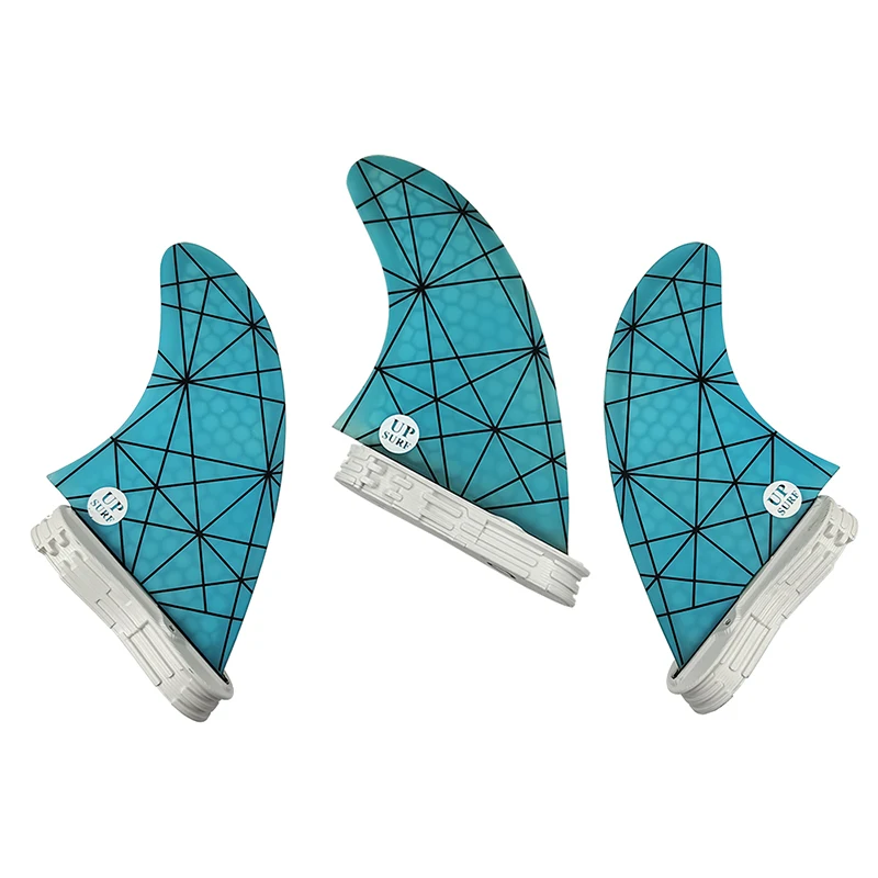 Double Tabs 2 Fins G5 Surf Fin M Size Surfboard Honeycomb Fins Tri-fin set Paddle Board Fin For Sup Fin Quilhas