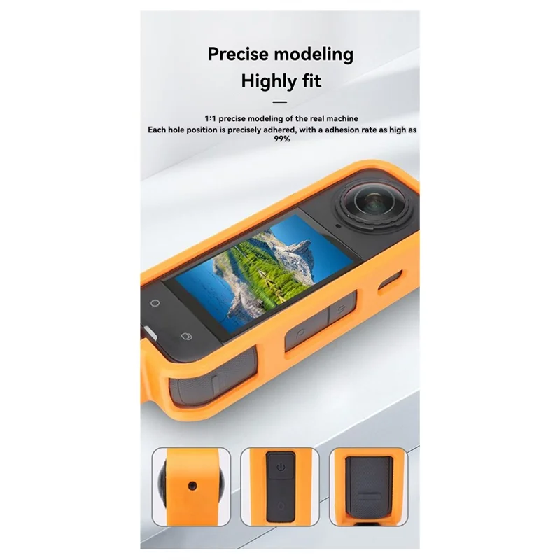 ABFM-For Insta360 X5 Camera Protective Case Anti-Scratch Anti-Fall Expansion Frame Vertical Shooting Bracket Accessories