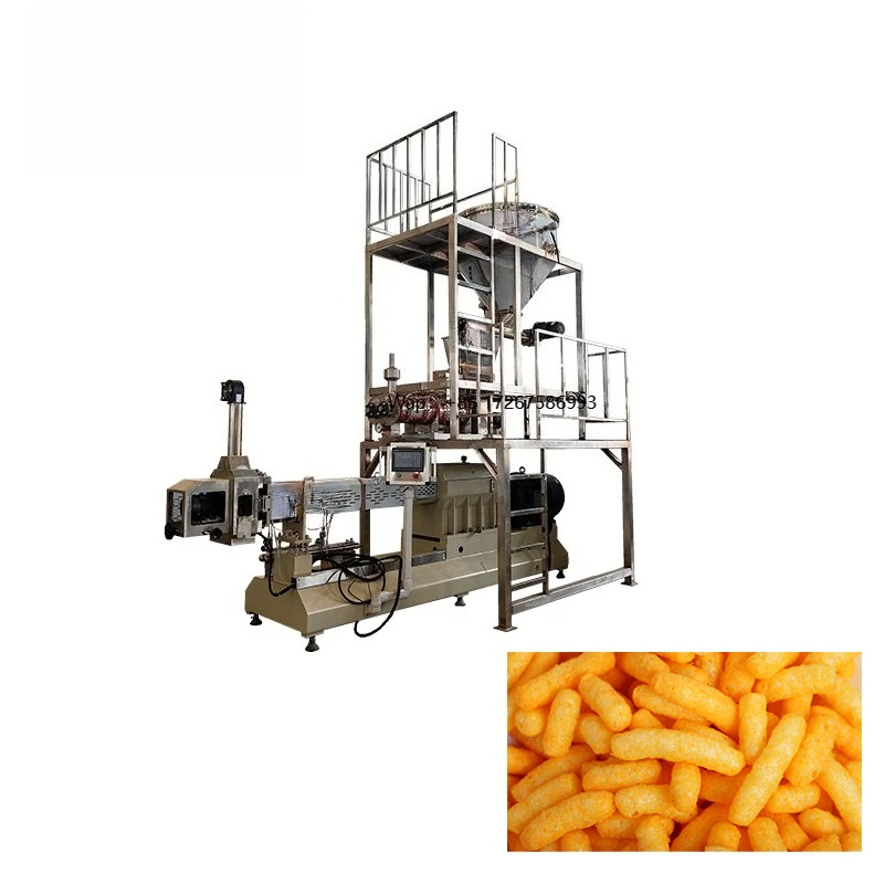 

Factory Supply Corn Puffing Snacks Extruder Machine High Quality Puff Snack Making Machine Automatic Corn Snack Production Line