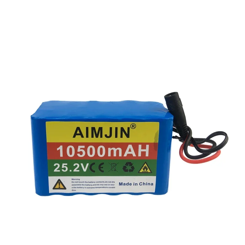 6S3P Battery Pack  25.2V battery 10500mAh 18650 Lithium battery 10.5A BMS Power