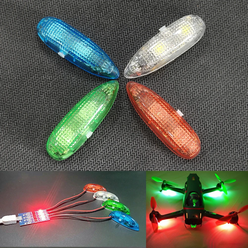 Lampu LED 4 Mode Isi Ulang 1S - Rc Planes Horizon Hobby ulasan dan harga