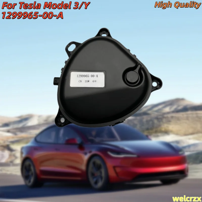 For Tesla Model 3/Y Car Horns and Alarms Car Buzzer Boombox Pedestrian Warning Speaker 1299965 1299965-00-A Auto Interior Parts