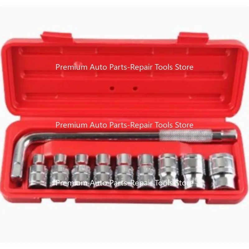 

Suitable for 10 Piece Sets of 8-24mm Socket Big Fly 1/2 Sets of Car and Motorcycle Repair Combination Tools