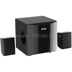 4 Inch 31W High Power Bluetooth Speaker Subwoofer 2.1 Sound Box Amplifier Home Theater Home Cinema 360°Sound System PC Audio Set