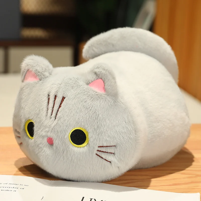 25-50CM Cartoon Kawaii Cat Stuffed Animal Plush Toy Lovely Cat Doll Children's Sleep Pillow Christmas Kawaii Decorative Gifts image 3