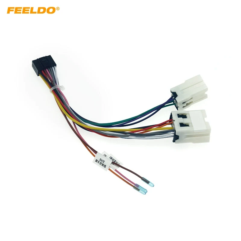 Car 16Pin Wiring Harness Adapter For Nissan X-Trail T30(03-07/Maxima(00-04)/Murano(04-09) Aftermarket Stereo Install