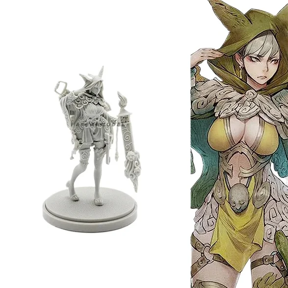 

35MM Resin Figure Kits Little heroine Model Self-assembled A-199