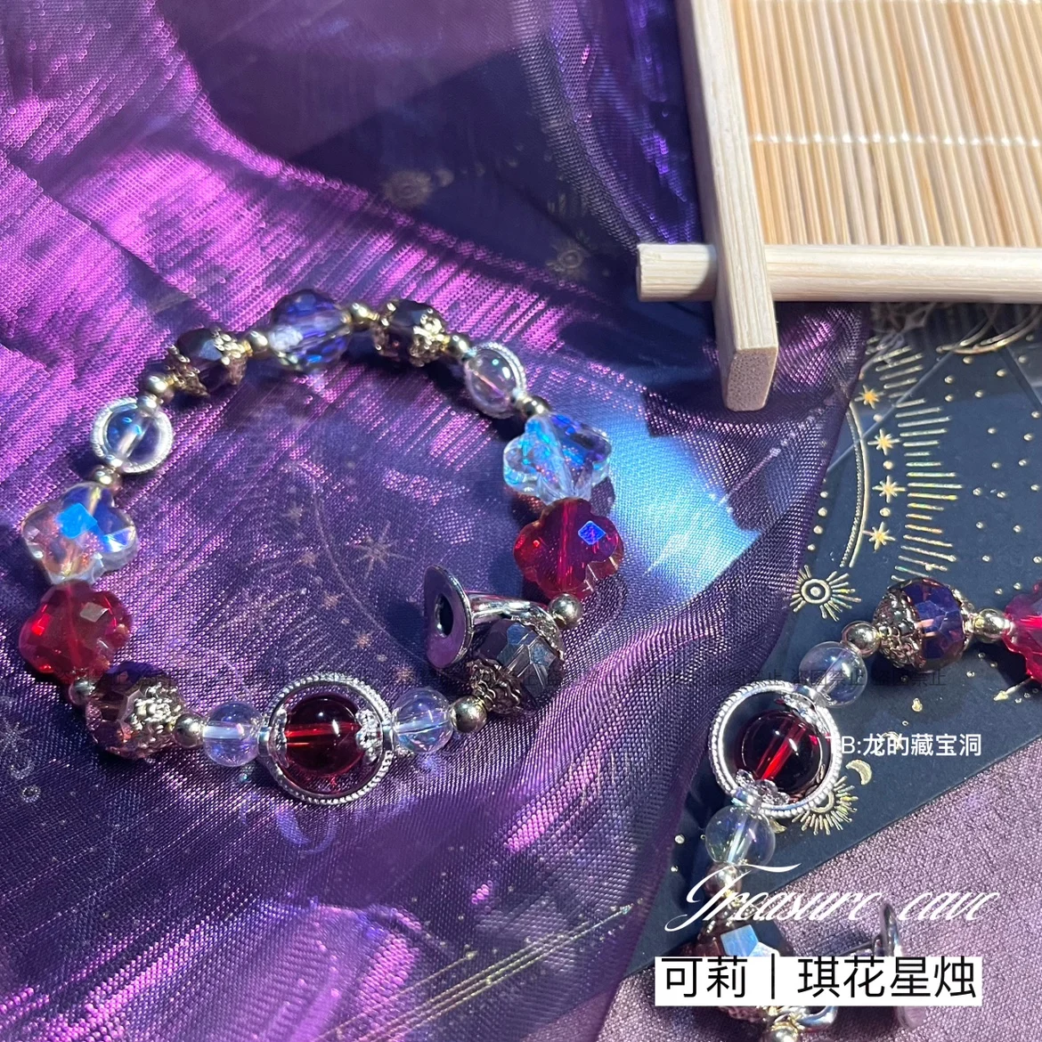 

Original Game Genshin Impact Klee Handmade Bracelet Hand Strings Cosplay Hand Ornament Chain Accessories Jewelry Props Gift